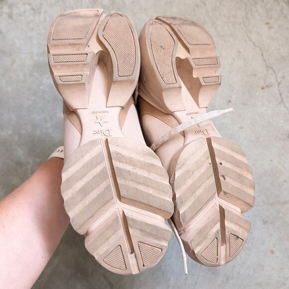 Christian Dior D-Connect Sneaker Shoes in Nude Technical Fabric, size 36 - Picture 12 of 12